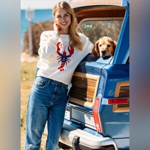 Kiel James Patrick Nautical Lobster Sweatshirt- NWT